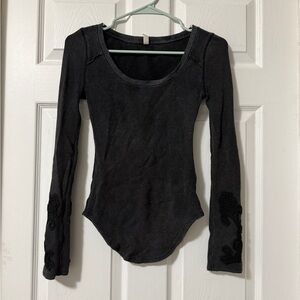Free People Black Long Sleeve Top size xs